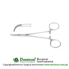 Adson-Baby Dissecting and Ligature Forceps Curved Stainless Steel, 14.5 cm - 5 3/4"